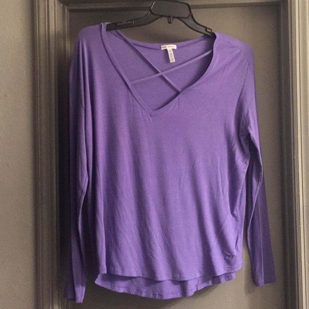 Purple PINK long sleeve piko